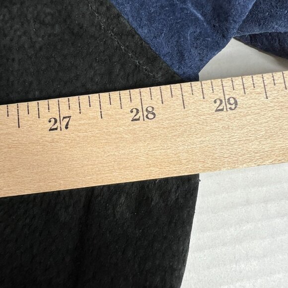 Essex Illinois Fighting Illini Leather Suede Jacket Extra Large Black Full Zip - Picture 14 of 15